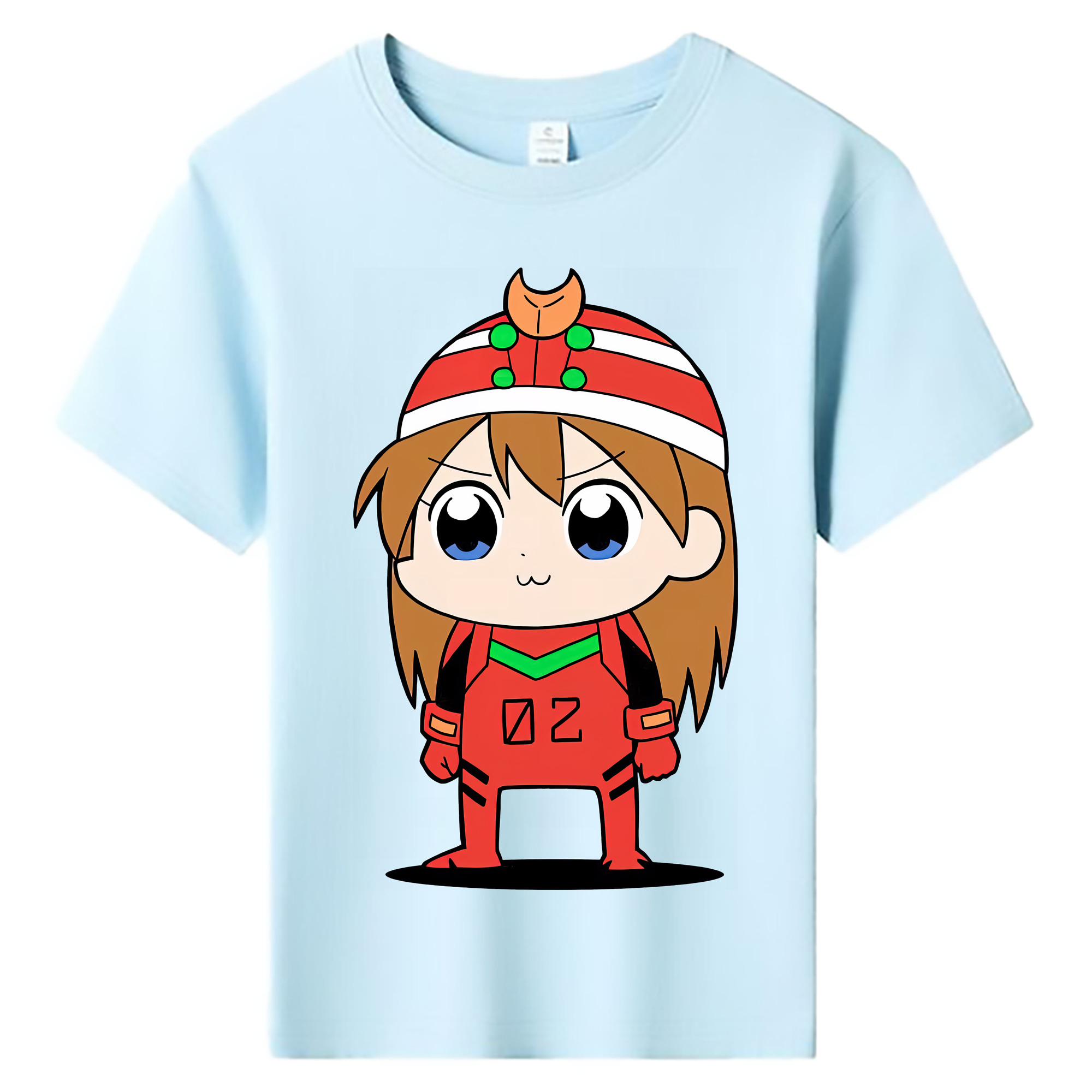 （画像用） EVA 新世紀エヴァンゲリオン 綿100％キッズTシャツ（フロントプリント）